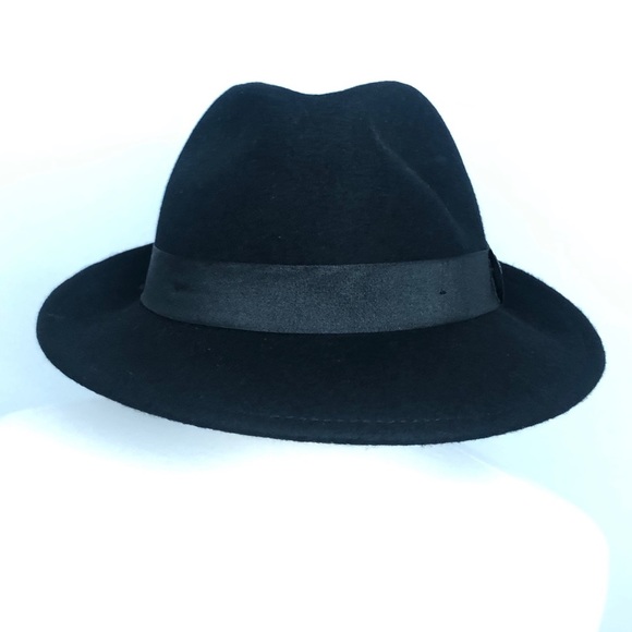 Sunday Afternoon Black Wool Trilby Hat - Picture 3 of 11